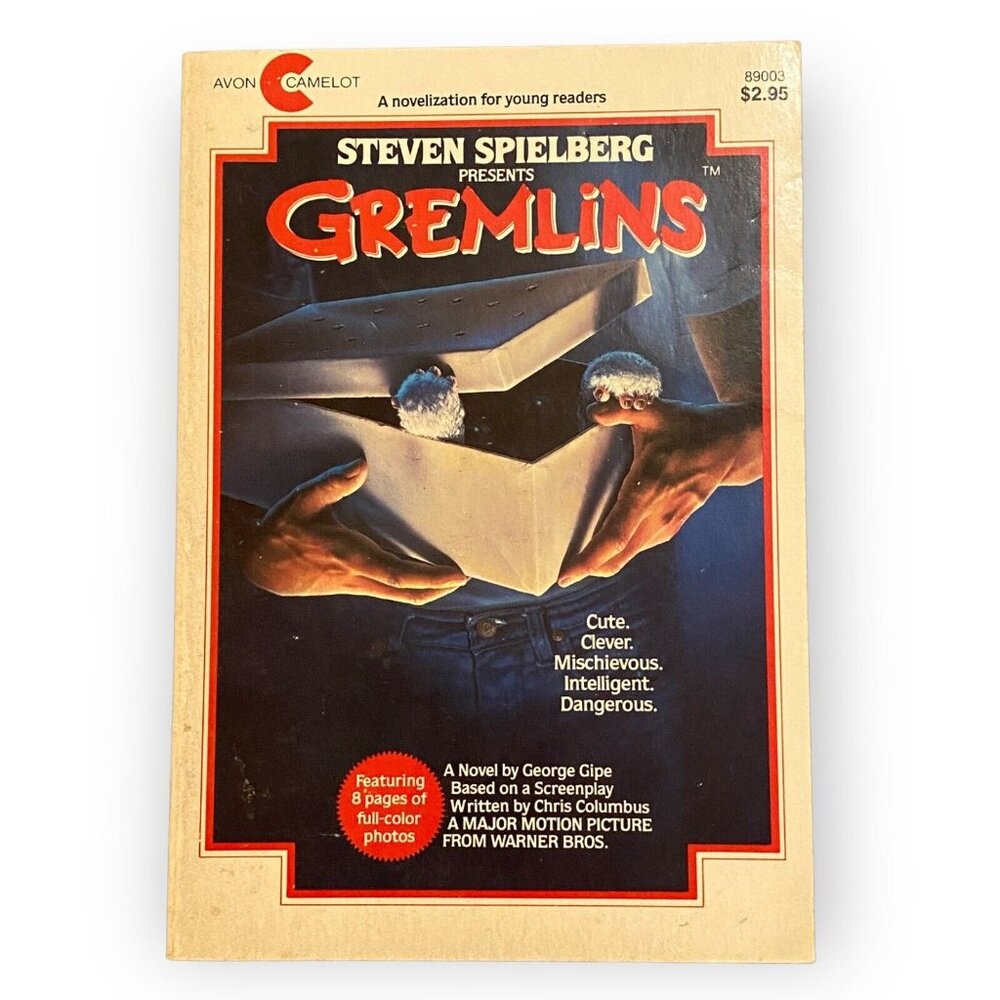 Vintage Gremlins Movie Novelization By George Gipe Color Photos Paperback Book